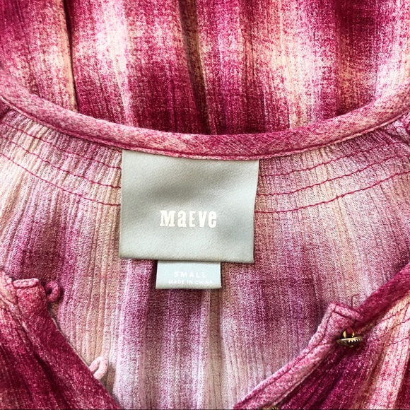 Maeve | Anthropologie pink cavalon peplum blouse - Picture 7 of 7